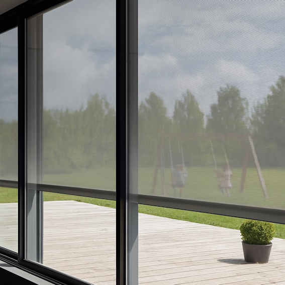 transparence store exterieur gris