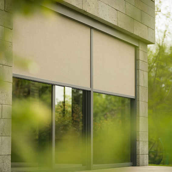 Store beige pierre de taille