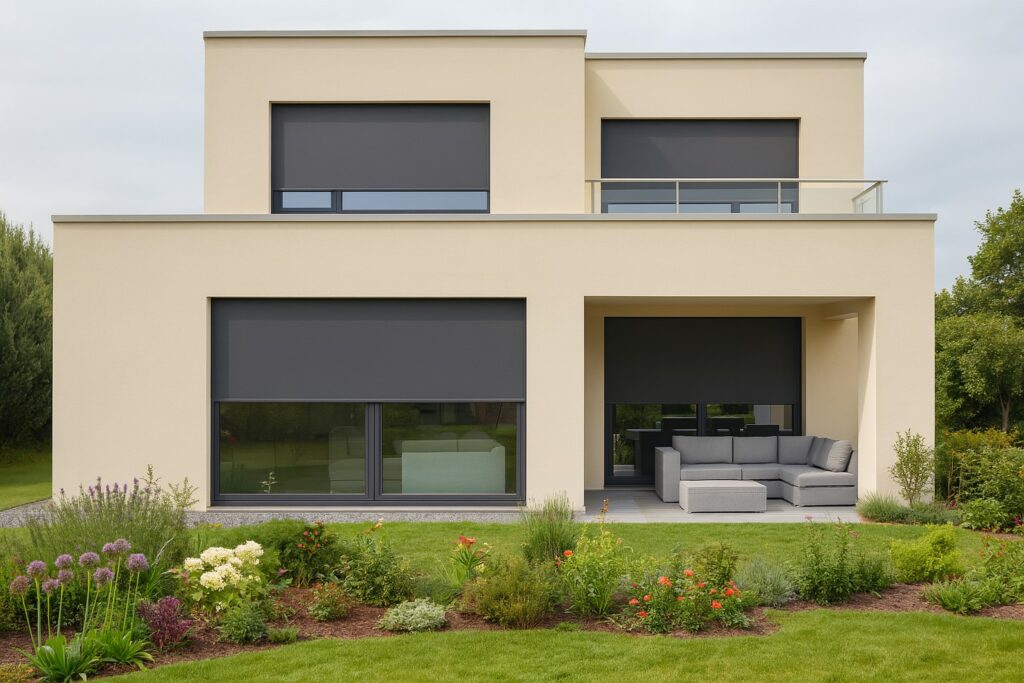 Store gris maison moderne